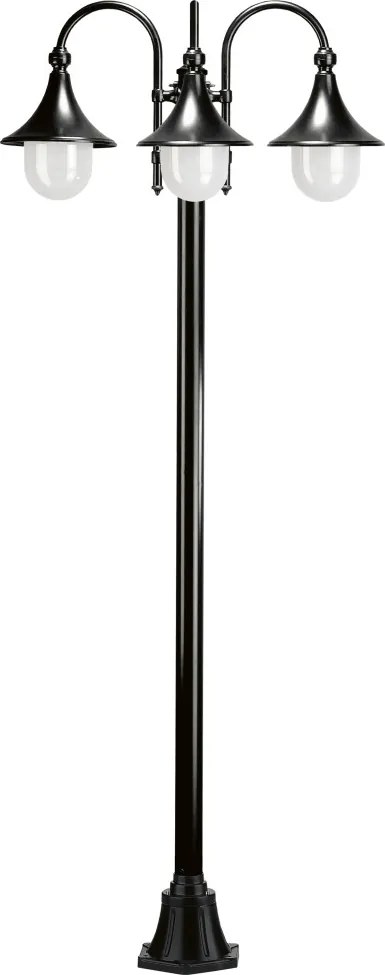 NOVOLUX 332F-G05X1A-02 TROM Kandeláber Fekete E27 IP43