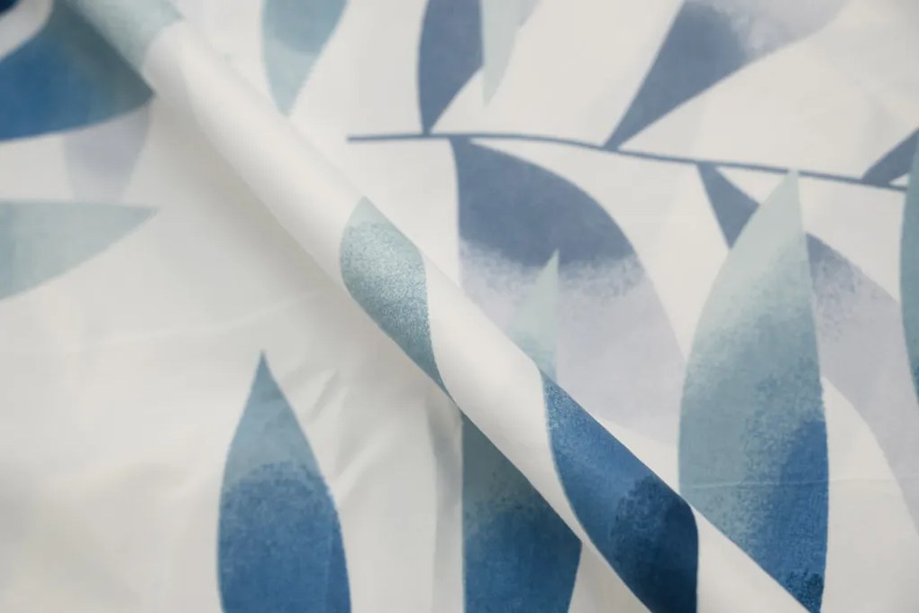 Mikroszálas ágyneműhuzat KOVENDI kék-fehér Ágyneműhuzat mérete: 70 x 90 cm | 140 x 200 cm