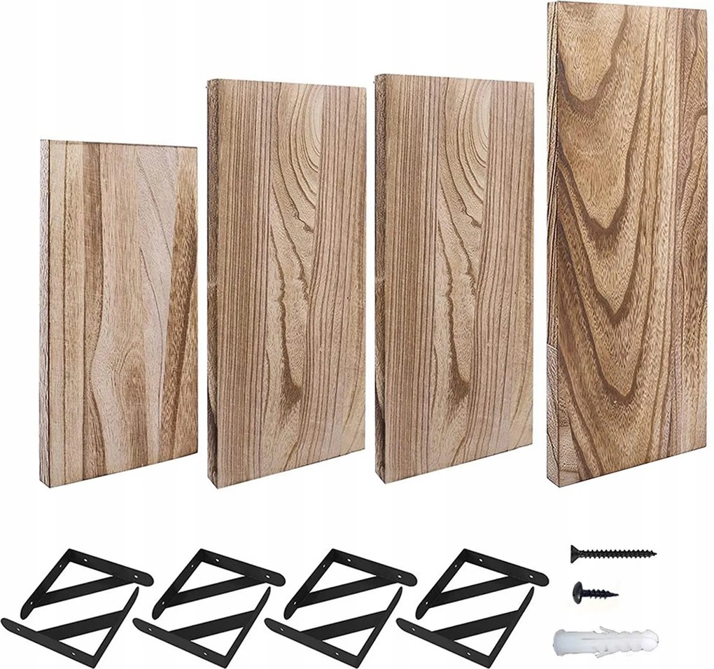 Falra szerelhető rusztikus polcok hálószobába és nappaliba