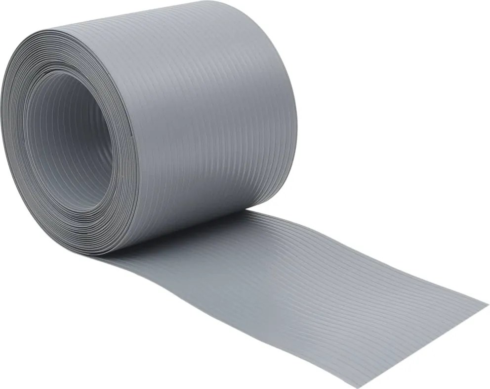 vidaXL 10 db szürke PVC belátás elleni árnyékoló 252,5 x 19 cm