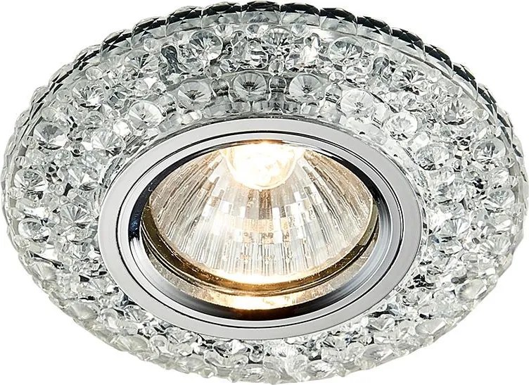EMITHOR Crystals 71095 beépíthető kristály spotlámpa króm GU10 IP20