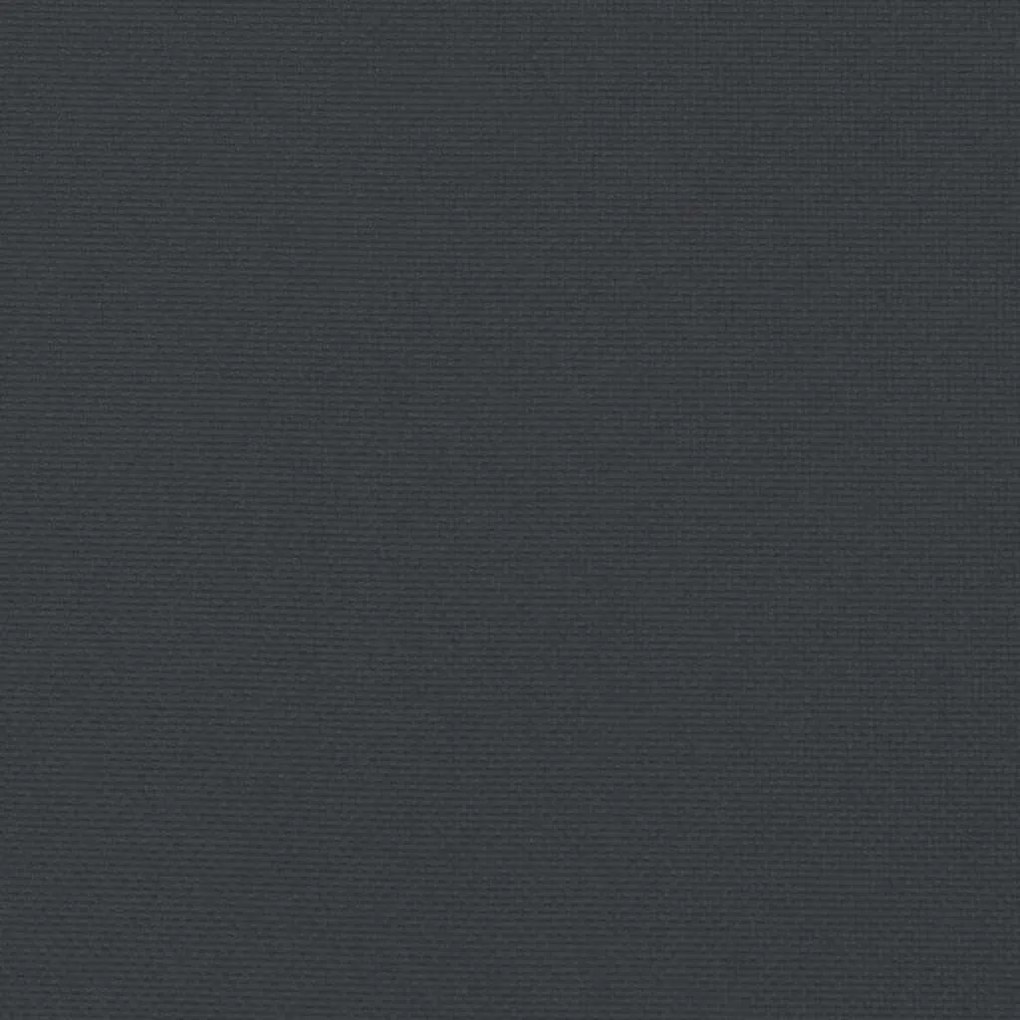 fekete oxford-szövet összecsukható napozóágy 175x54x8,5 cm