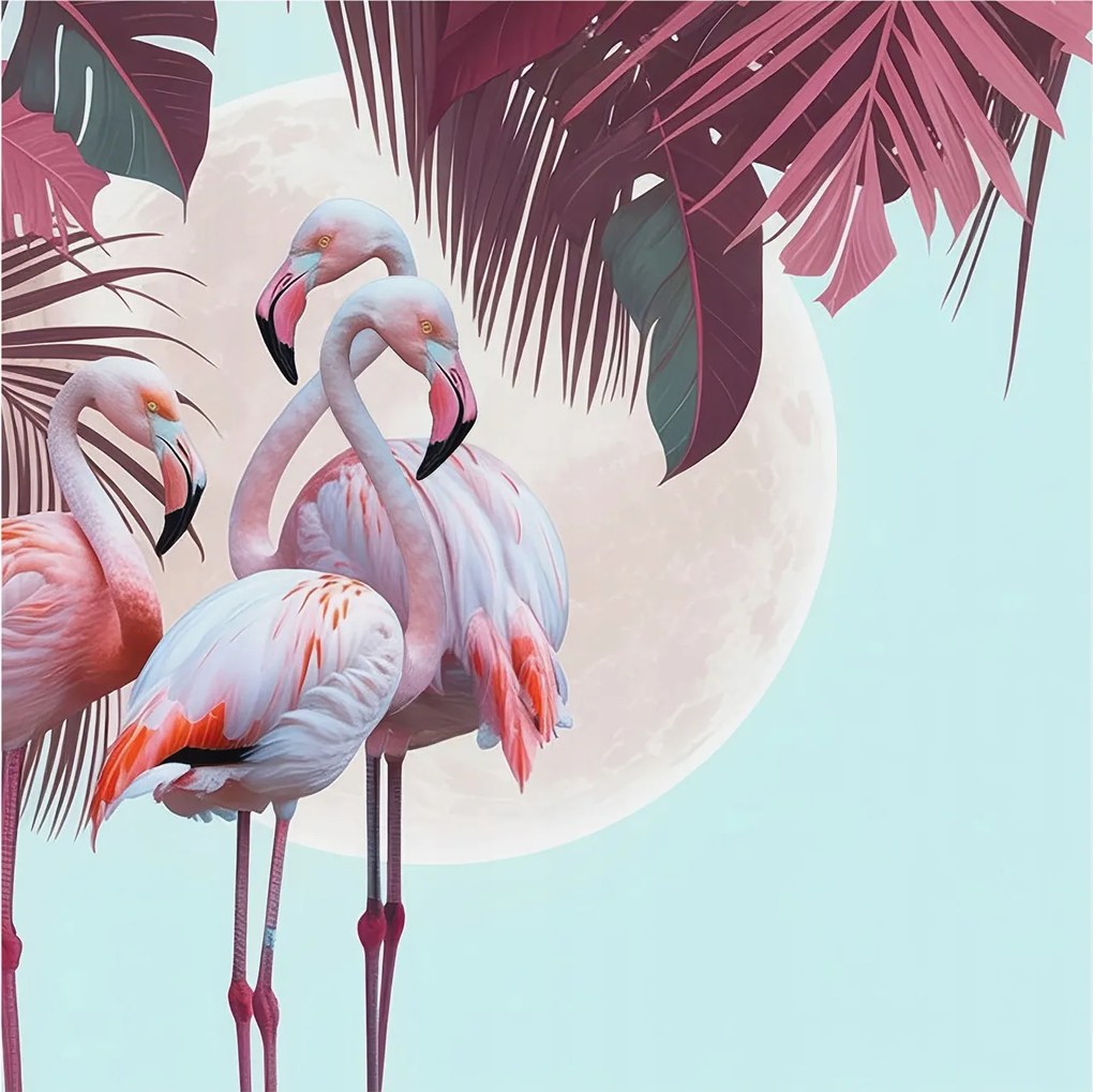 Fali fotótapéta előszoba konyhába Egzotikus madarak 250x250 Ragasztó