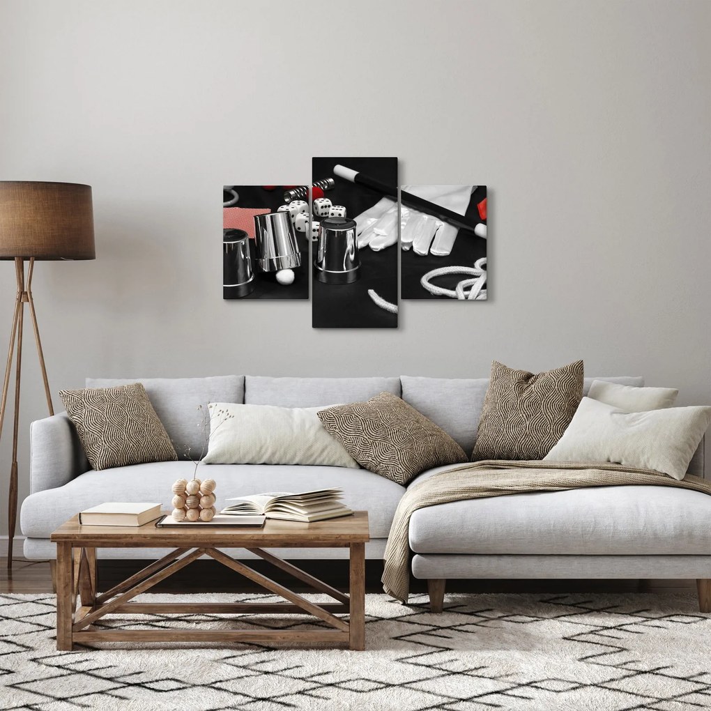 A mágus felszerelésének képe (90x60 cm)