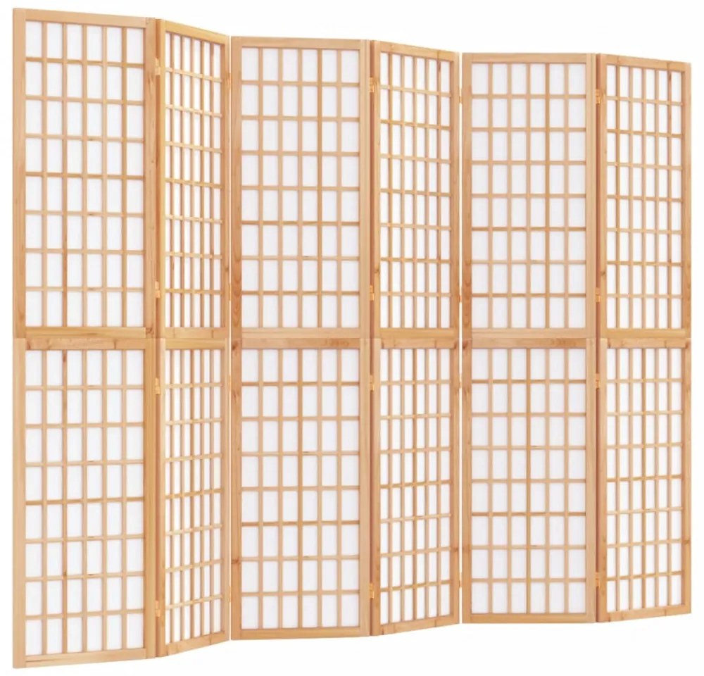 6-paneles japán stílusú összecsukható paraván 240 x 170 cm