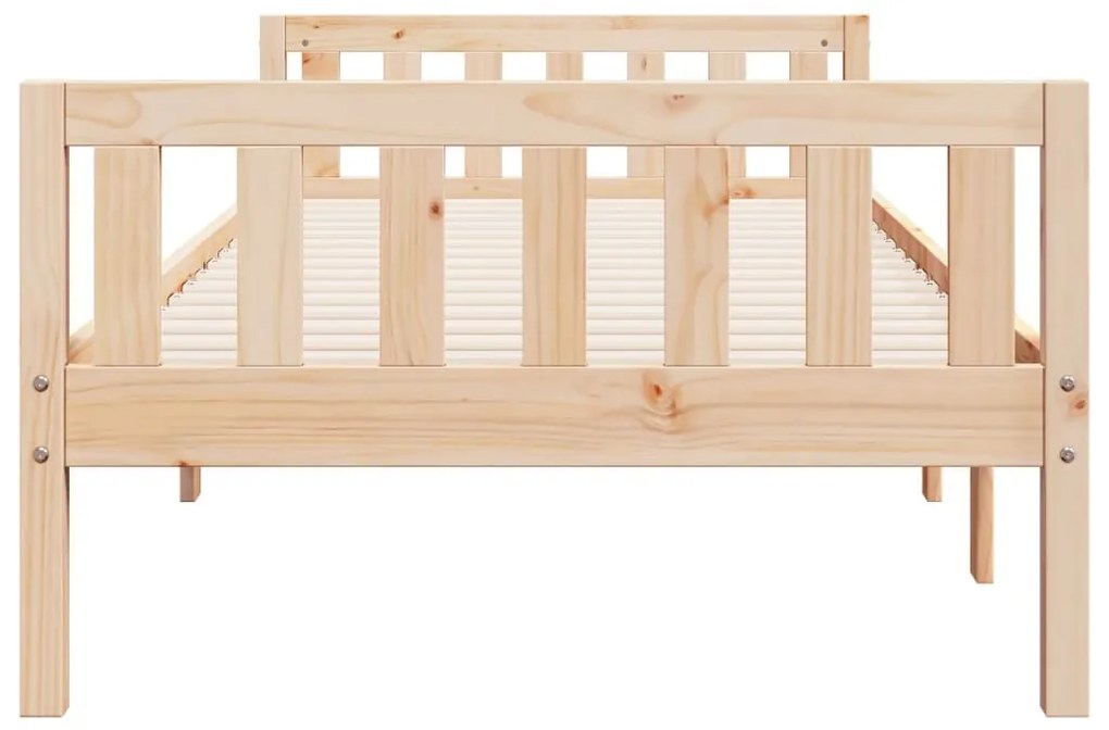 vidaXL tömör fenyőfa gyerekágy matrac nélkül 90 x 200 cm