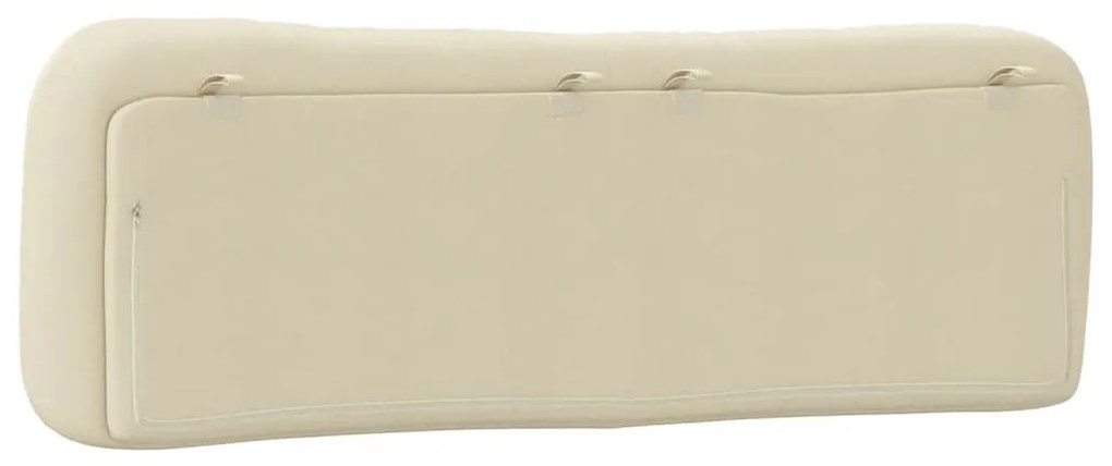 krémszínű szövet fejtámla párna Hvar 160 cm