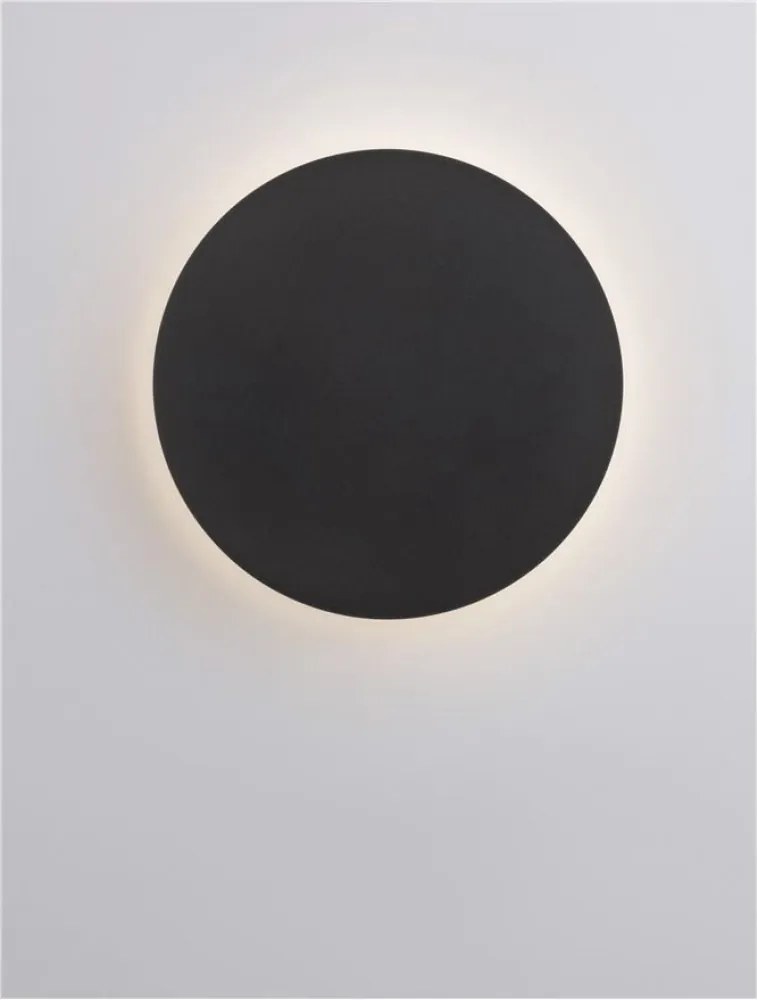 Fali Lámpa Fekete CYRCLE NOVA LUCE 9248154