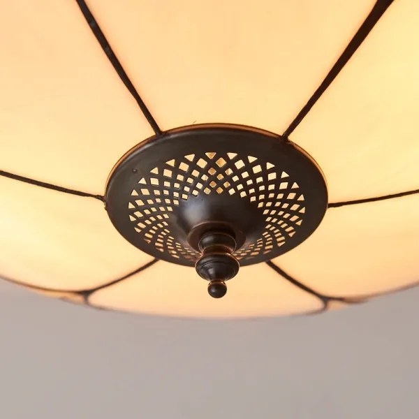 Endon 64182 - Tiffany INGRAM mennyezeti lámpa 2xE27/60W/230V átm. 45 cm