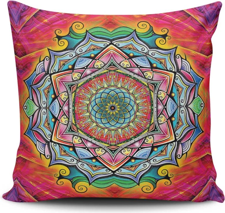 Díszpárna, 43×43 cm – MANDALA-37