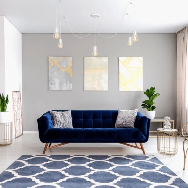 Csillár zsinóron TUBE 5xE27/15W/230V pók fehér