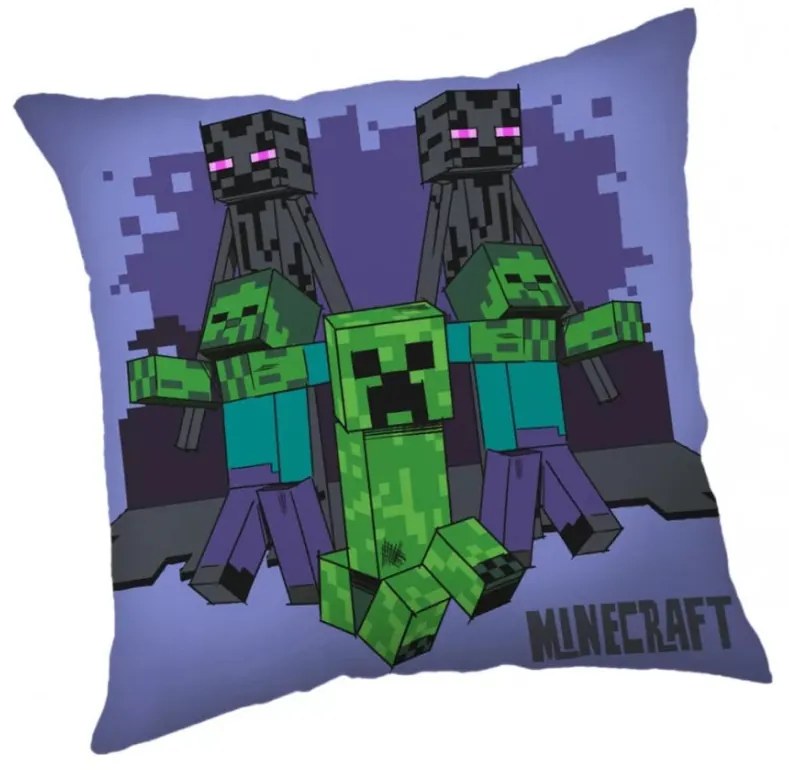 Minecraft Mob Mayhem párna, díszpárna 40x40 cm