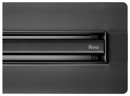 REA-G2710 - NEOX SLIM 70 cm lineáris zuhanyfolyóka, nemesacél/fekete