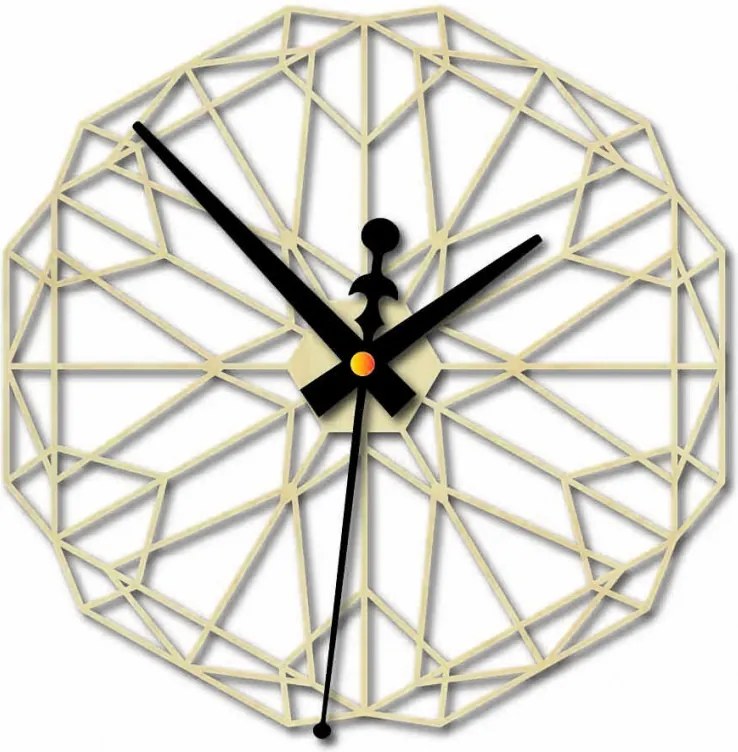 Geometrikus falióra rétegelt lemezből - CUDO