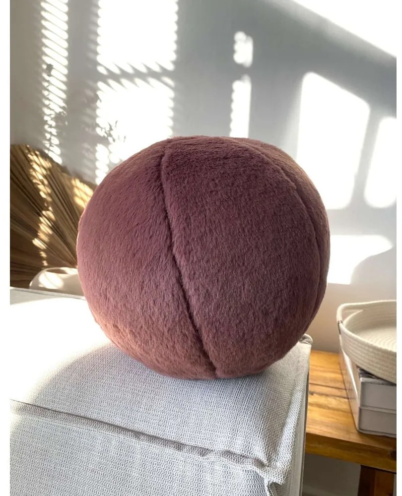 Mikroplüss díszpárna ø 25 cm Top – Mioli Decor