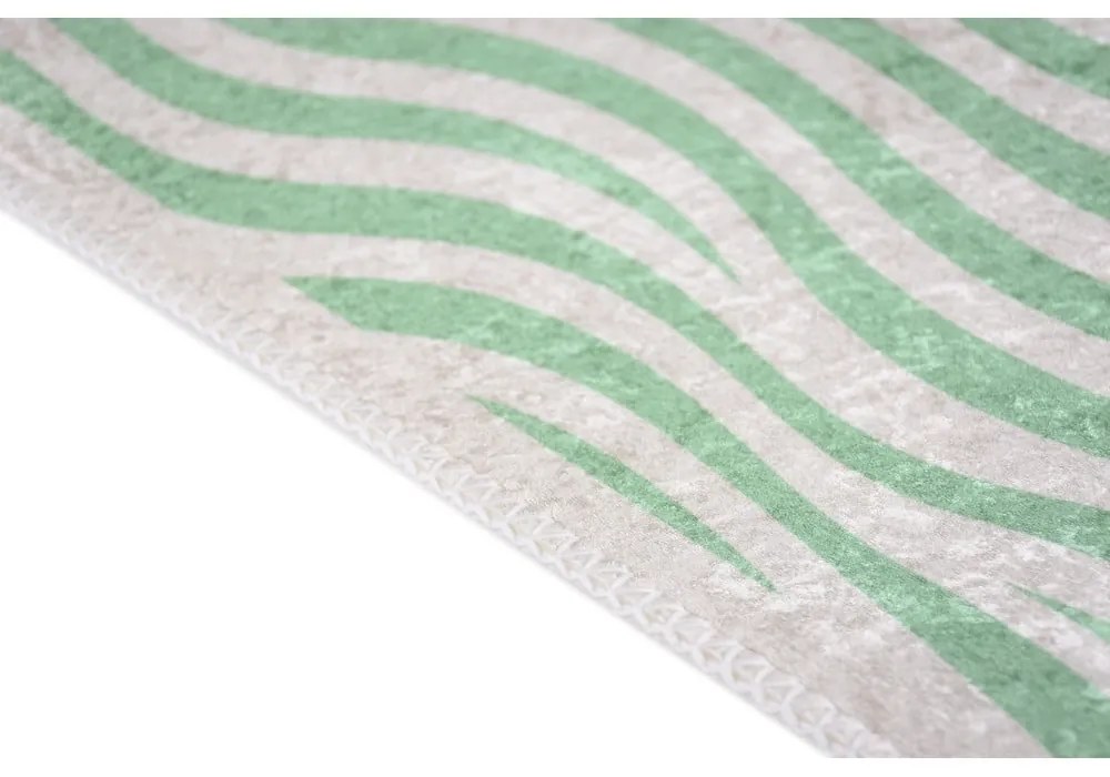 Zöld mosható szőnyeg 120x180 cm Green Zebra – Vitaus