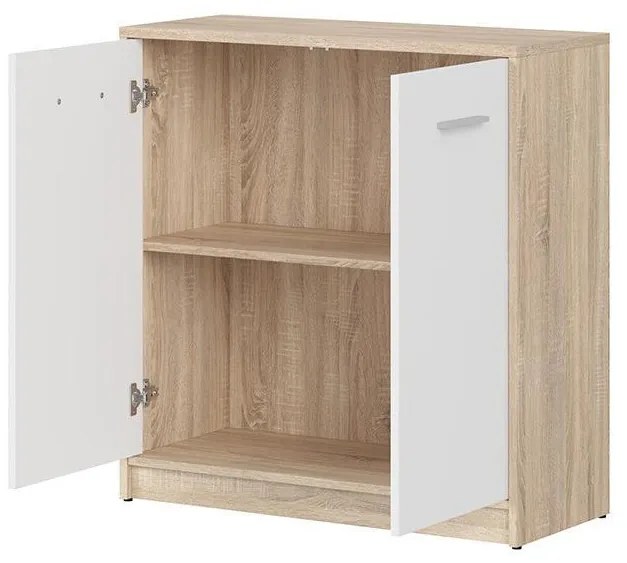 Szekrény Nepo Plus 4 (szonoma tölgy + fehér) . 1098287