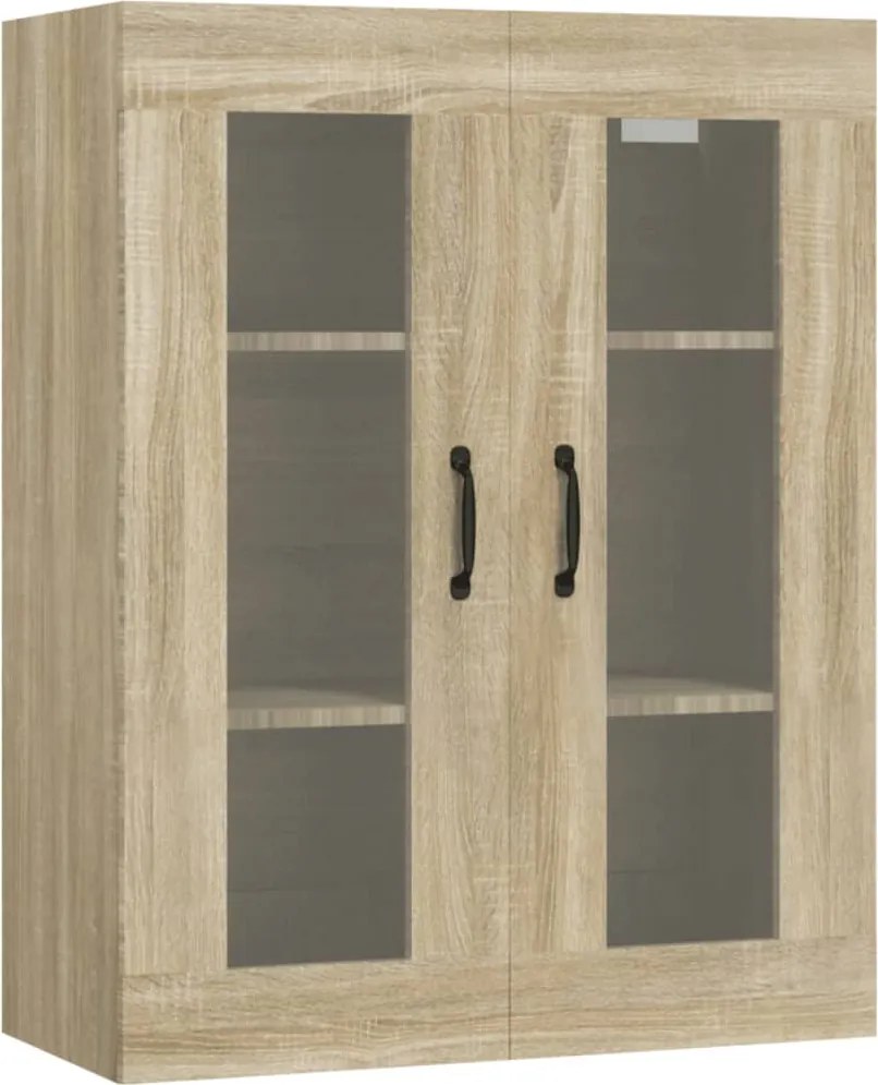 vidaXL sonoma tölgy színű függő faliszekrény 69,5 x 34 x 90 cm