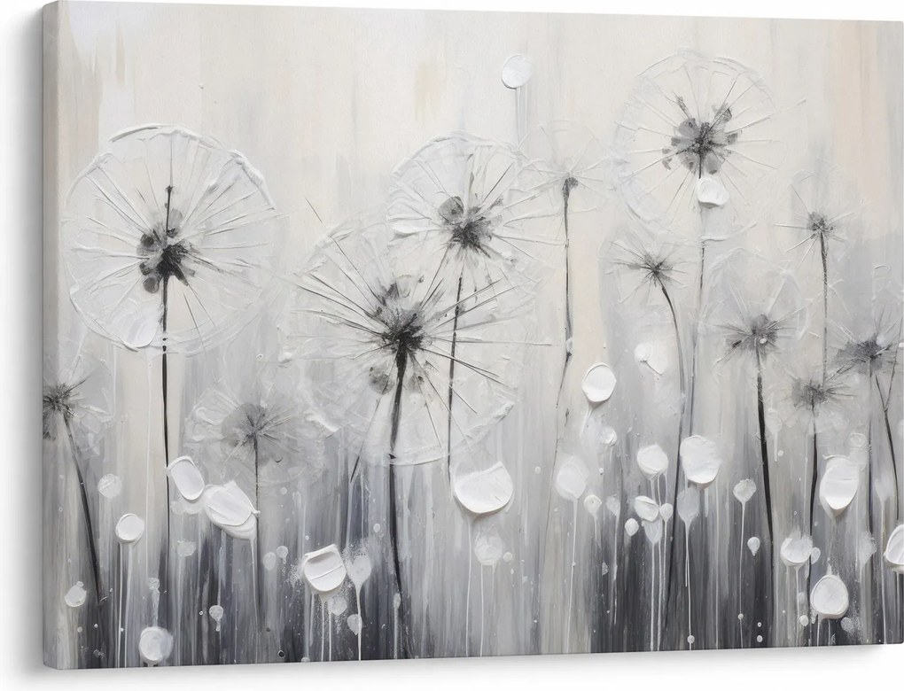 Kép - Pitypang, festés (70x50 cm)
