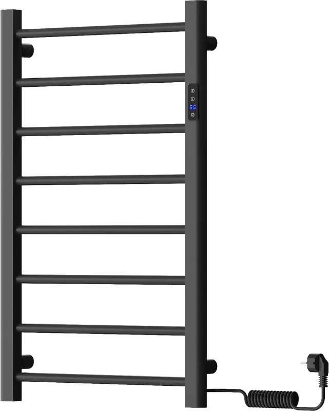 Mexen Oso elektromos fűtőtest 2 az 1-ben álló 910 x 500 mm, 200 W, fekete - W304-0910-500-00-70