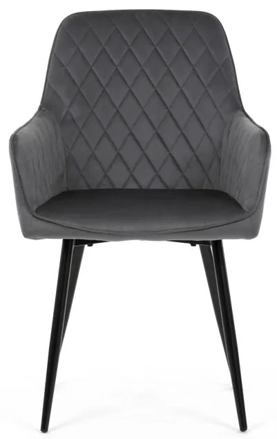 Szürke Bársony Étkezőszék. DCH-215 GREY4