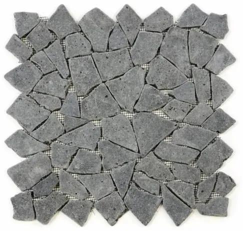 Andezit mozaik Garth, burkolat - fekete/sötétszürke