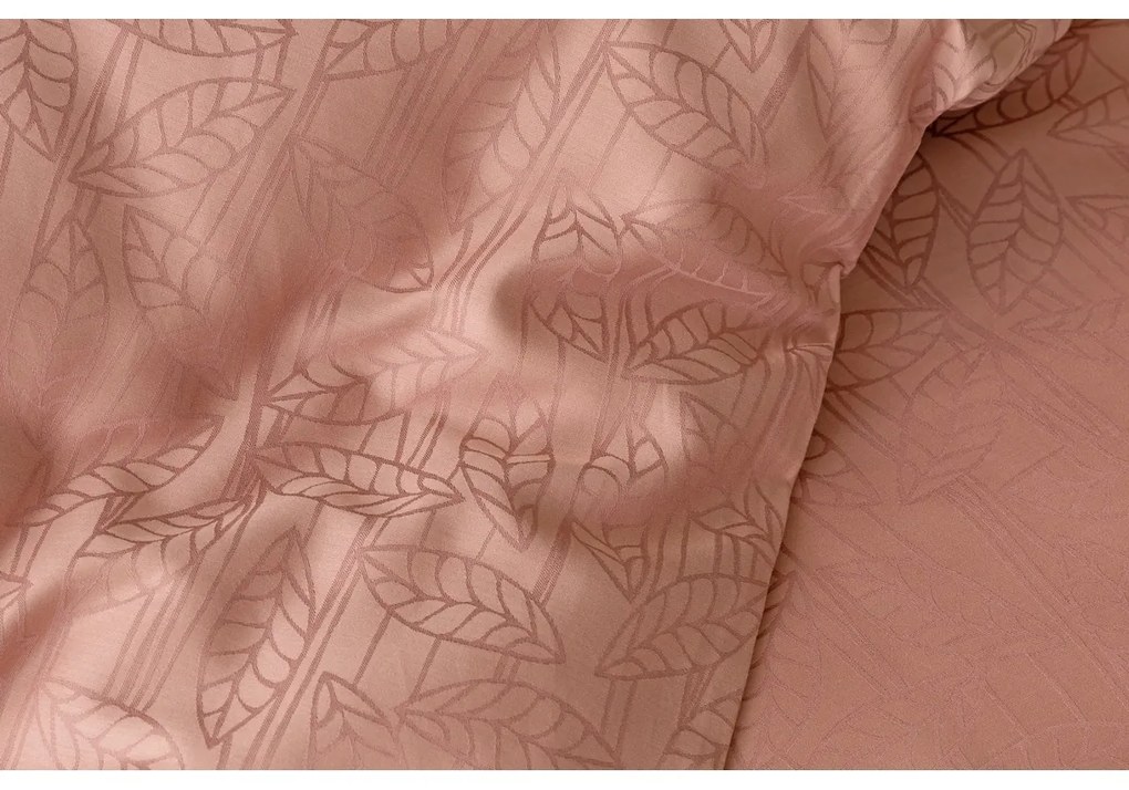 Matějovský Sofie Rose Pink Bambusz damaszt ágyneműhuzat, 140 x 220 cm, 70 x 90 cm, 140 x 220 cm, 70 x 90 cm