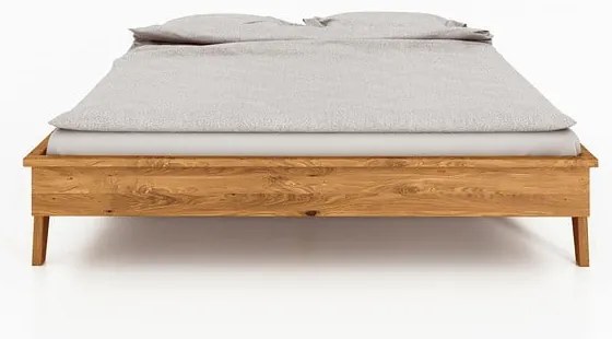 Tölgyfa franciaágy 140x200 cm Retro - The Beds