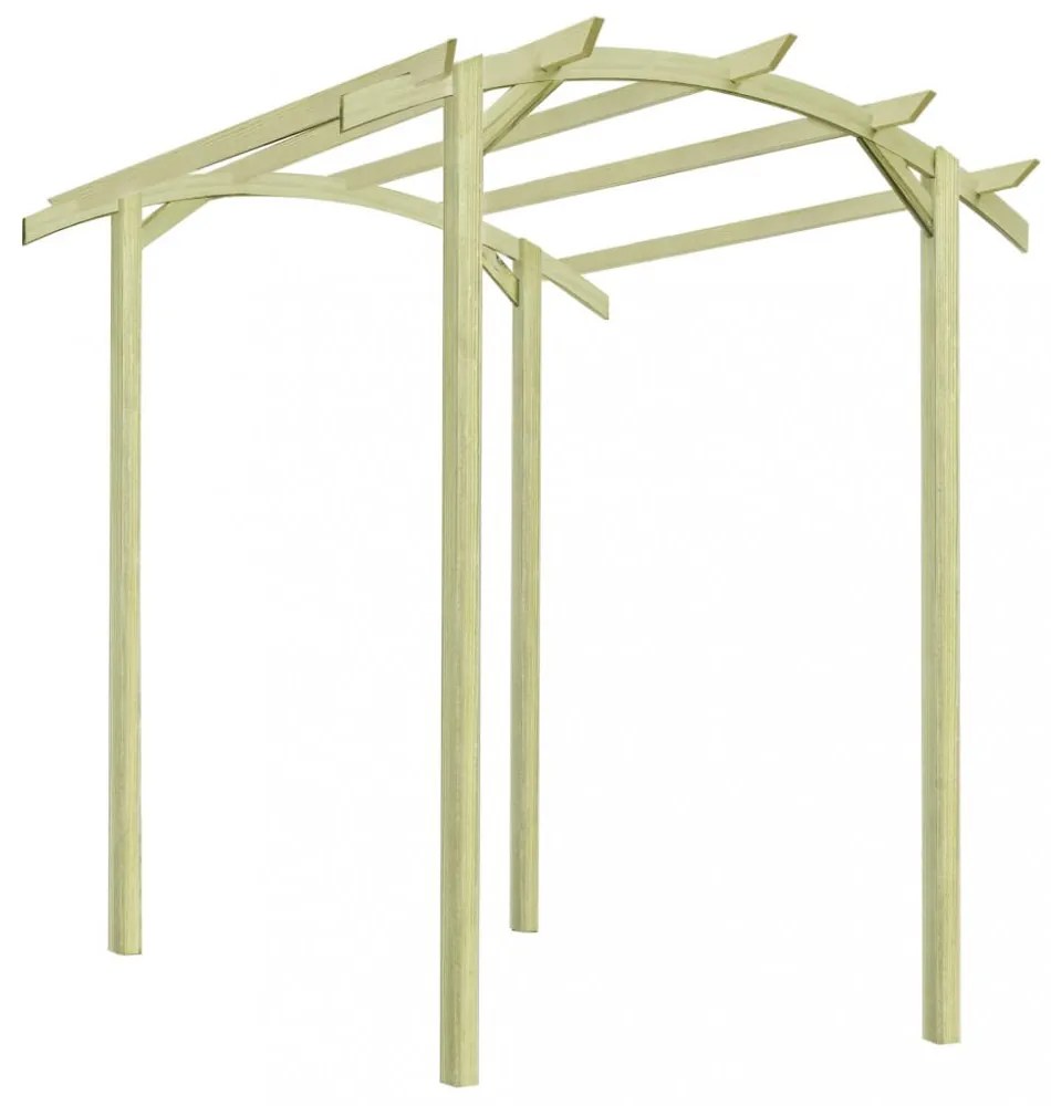 kerti pergola impregnált fenyőfalécekből 180 x 197 x 210 cm