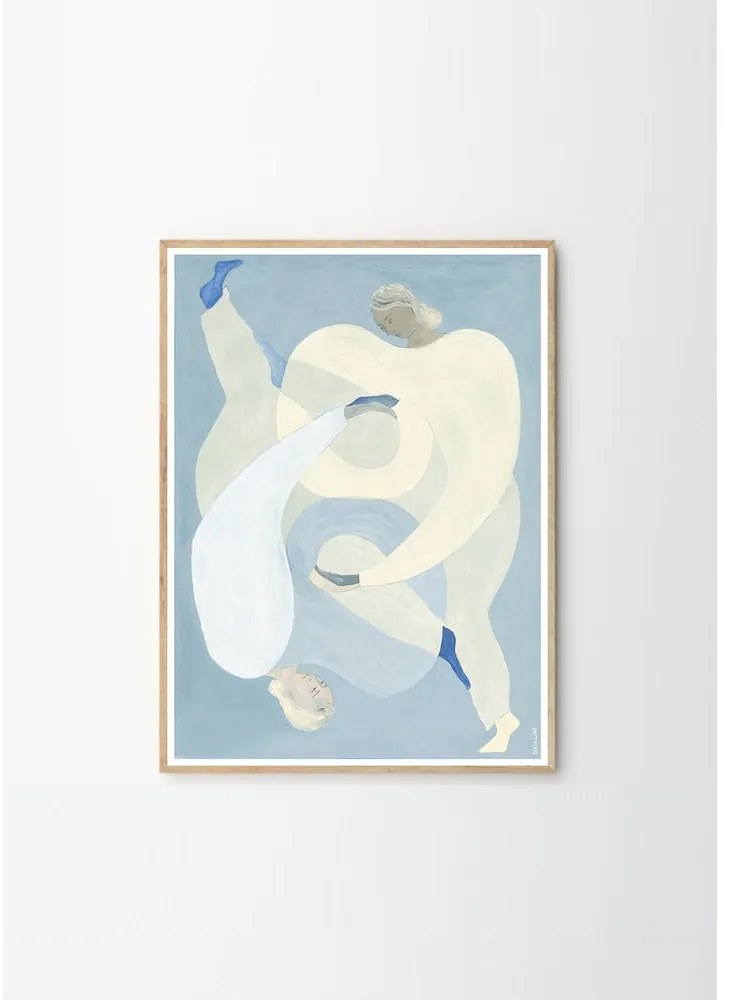 Poszter 70x100 cm Hold You - Blue – Sofia Lind – The Poster Club