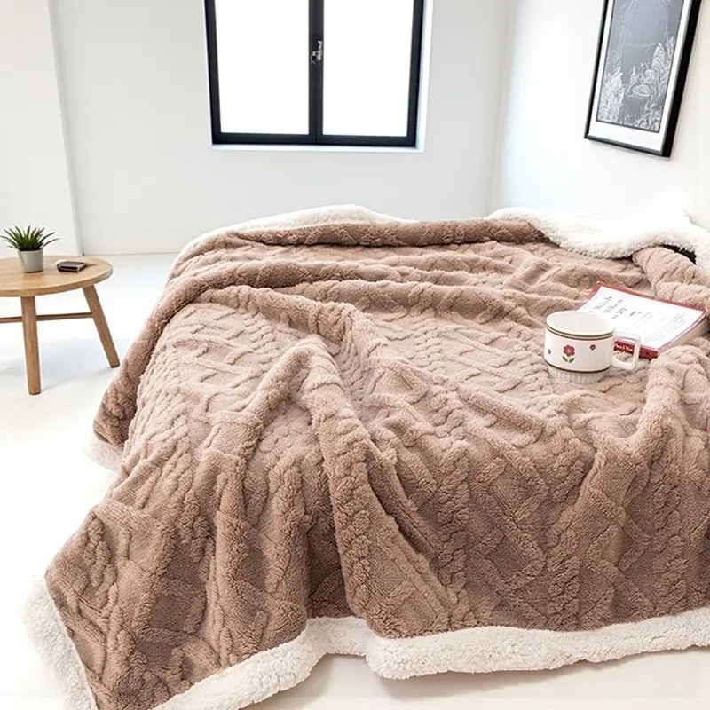 Meleg bárány takaró Homa KOBELA CAPPUCCINO