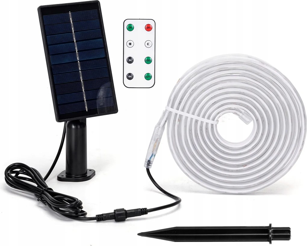 Napelemes Led szalag-3m-30W-RGB-300 lm-IP65