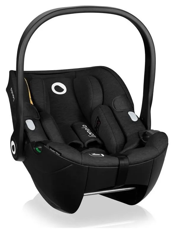 Lionelo - MOXIE i-Size autósülés 40-87 cm Fekete Onyx