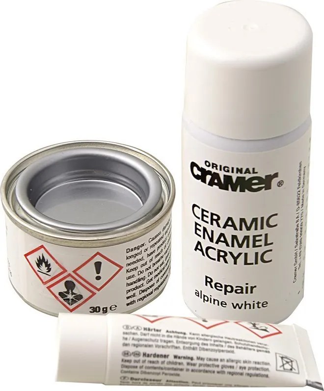 Sapho Sapho, REPAIR KIT javítókészlet - kerámia, zománc és akril, fehér, CA-16080