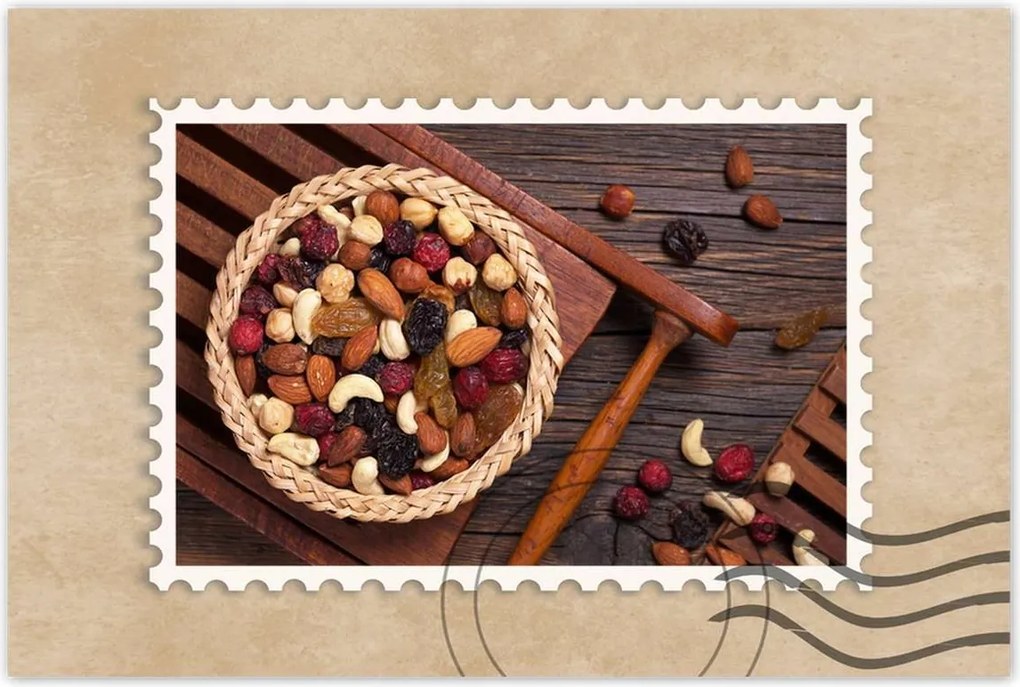 Poszter 60x40 Szárított péksütemény tál