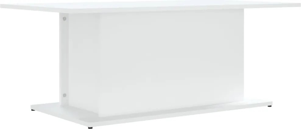 vidaXL fehér szerelt fa dohányzóasztal 102x55,5x40 cm