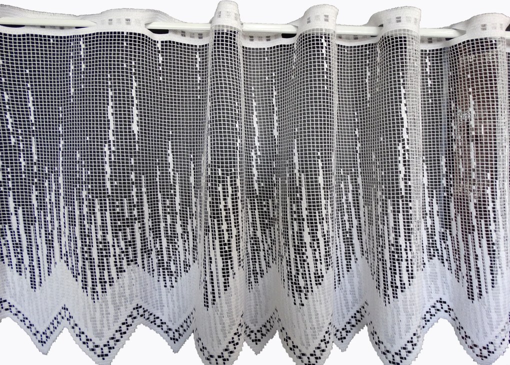 Mg Irigység jacquard 40/100 fehér 200x60cm M