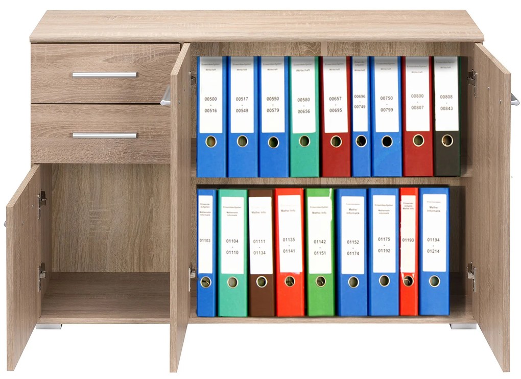 Casaria® Alba komód - tölgy