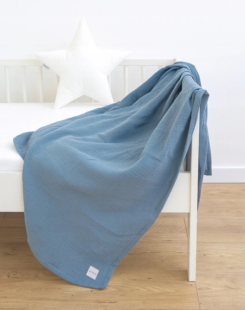 Muszlin Takaró 150 x 200 cm Muszlin 100% pamut finom takaró