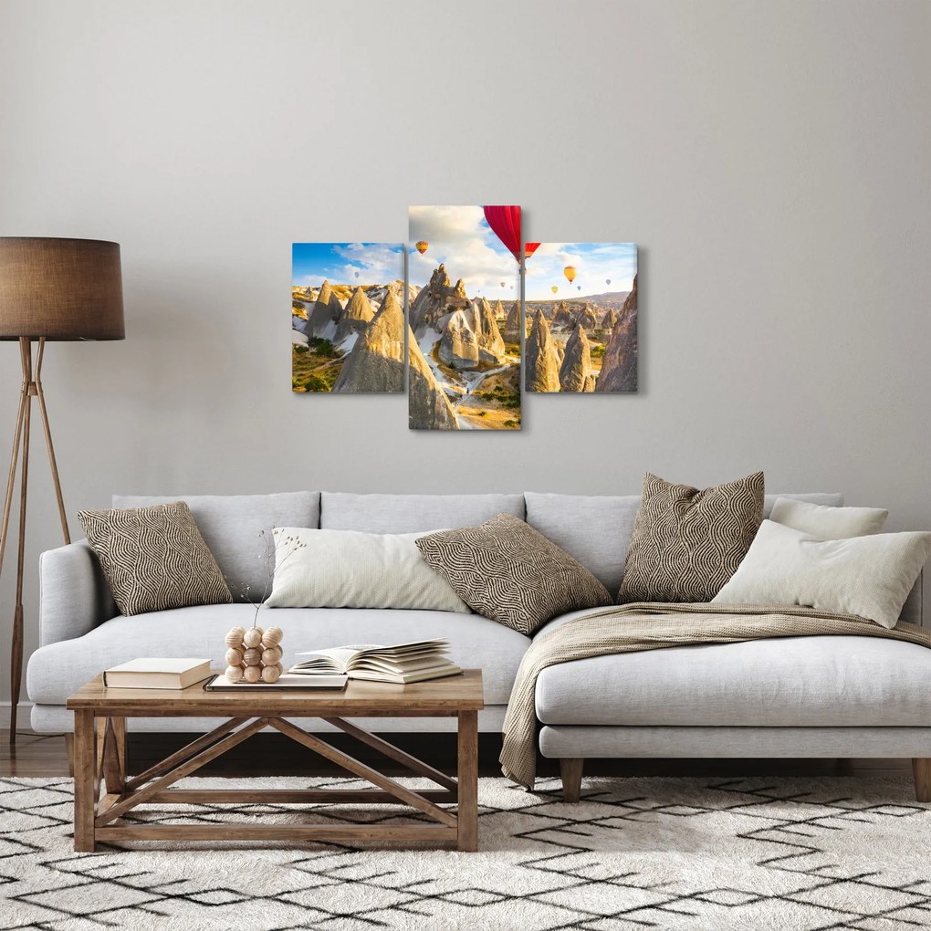 Kép - Hőlégballonok (90x60 cm)