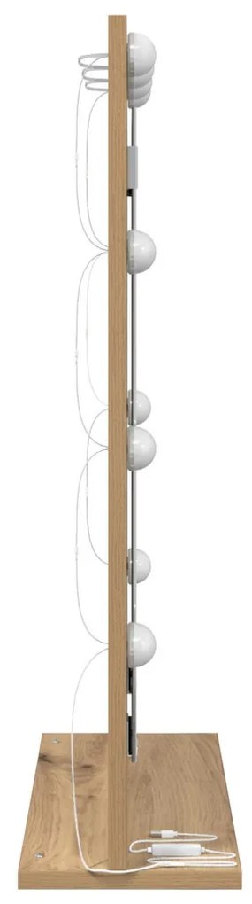 Pipere Tükör Kézműves tölgy Fa 70 x 50 x 18 cm Pipere Tükör