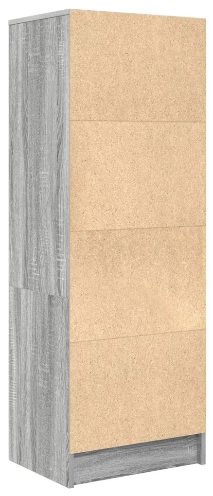 Magasfiú fiókkal Szürke sonoma 45.5 x 34 x 127 cm Faanyag