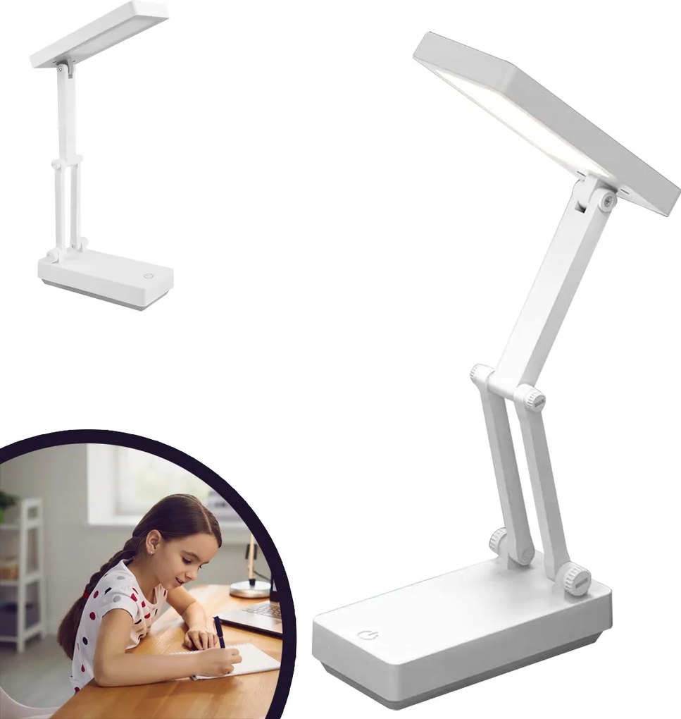 Asztali Led Asztali Lámpa Vezeték Nélküli Éjszakai Iskolai Usb Olvasás