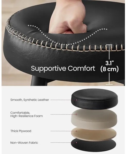 LIOR fekete bárszék