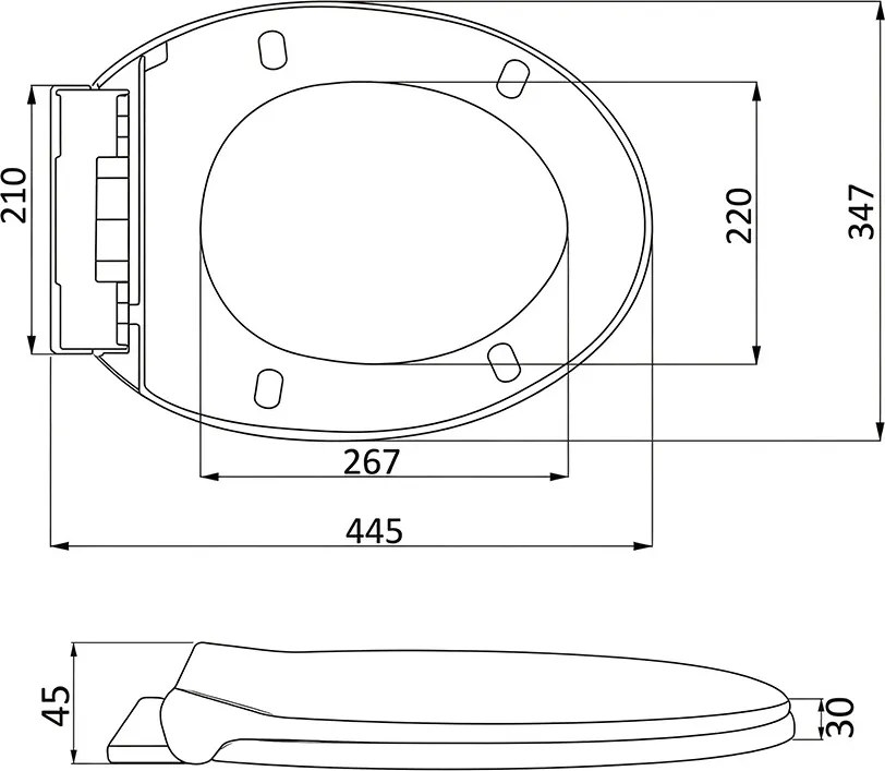 Roya soft close wc ülőke