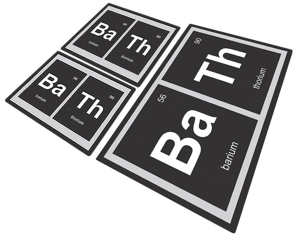 Fürdőszobaszőnyeg Szett (3 db) Barium