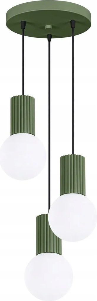 Mennyezeti Lámpa Függő Túlnyúlás 3x G9 Kerek Olíva Matt Halo Sollux