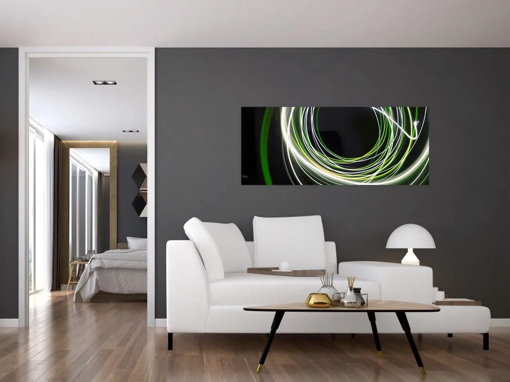 Kép zöld vonalak (120x50 cm)