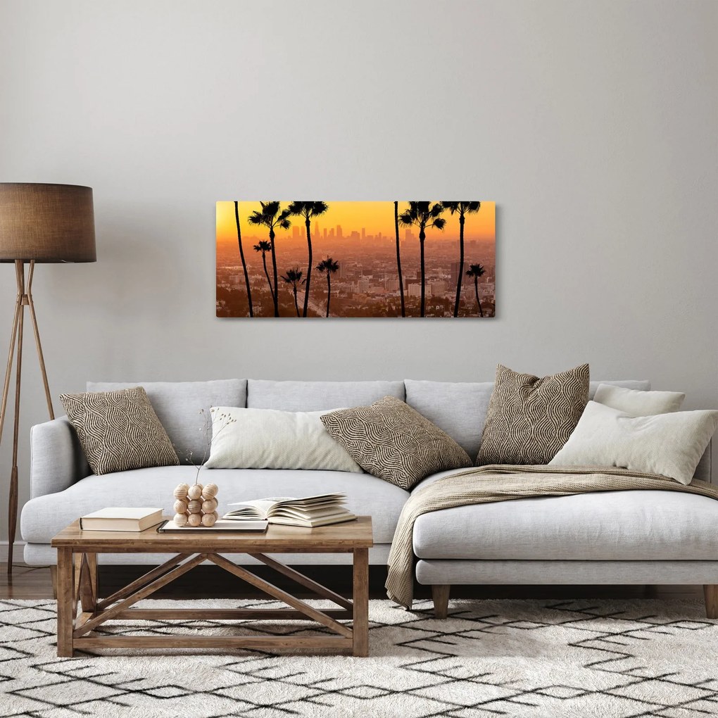 Kép - Los Angeles panorámája (120x50 cm)
