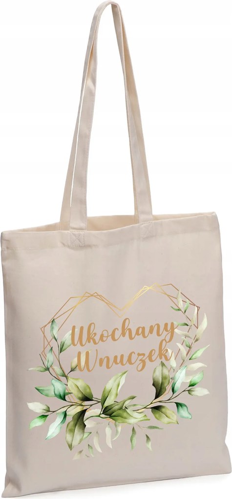 Öko Táska Pamut ekrü Szeretett Unokája áldozási ajándék TT_639_e